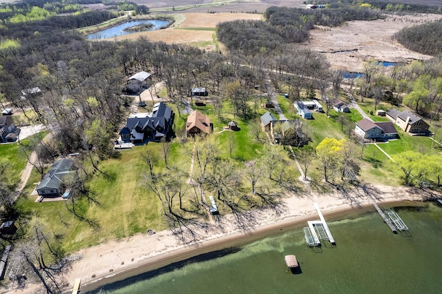 37009 Blarney Beach Rd, Everts Twp, MN 56515 - aerial overview of property's location with a nearby body of water and nearby suburban area
