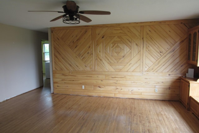 29618 110th Pl, Sturgeon Lake, MN 55783 - empty room with a ceiling fan and wood finished floors