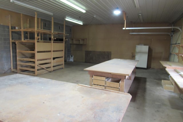 29618 110th Pl, Sturgeon Lake, MN 55783 - garage with freestanding refrigerator