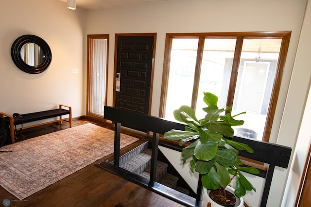130 Woodcrest Dr N, Fargo, ND 58102 - foyer with wood finished floors