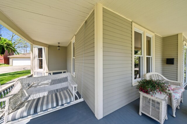 1112 4th St S, Stillwater, MN 55082 - view of patio featuring a porch