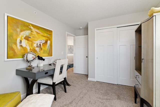 14420 Allerton Way, Rosemount, MN 55068 - home office featuring light colored carpet and a textured ceiling