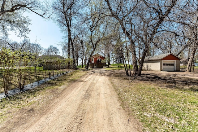 23711 Clarissa Haven Dr, Girard Twp, MN 56551 - view of dirt / gravel driveway