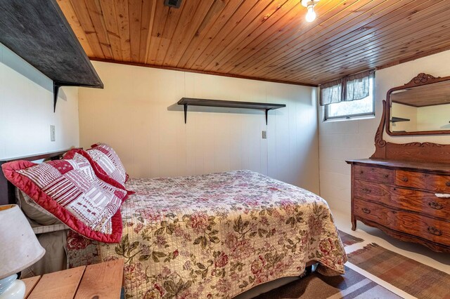 23711 Clarissa Haven Dr, Girard Twp, MN 56551 - bedroom featuring wood ceiling