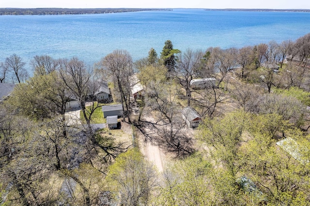 23711 Clarissa Haven Dr, Girard Twp, MN 56551 - aerial view of property and surrounding area featuring a nearby body of water