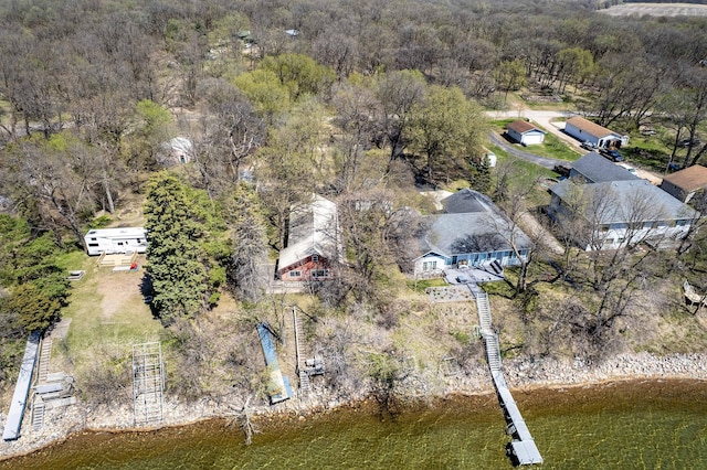 23711 Clarissa Haven Dr, Girard Twp, MN 56551 - bird's eye view of a large body of water and a forest