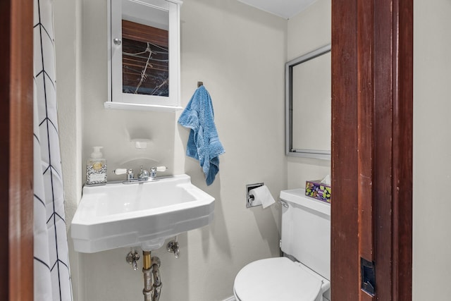 half bath with toilet