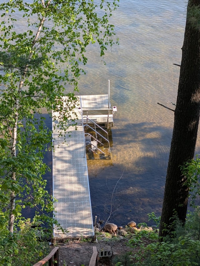 2202 Pine View Blvd, Motley, MN 56466 - dock area featuring a water view
