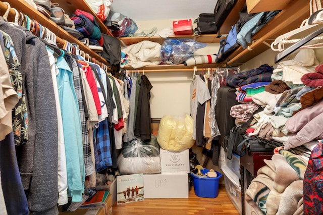 1494 21st Ave NW Unit 4, New Brighton, MN 55112 - walk in closet featuring wood finished floors