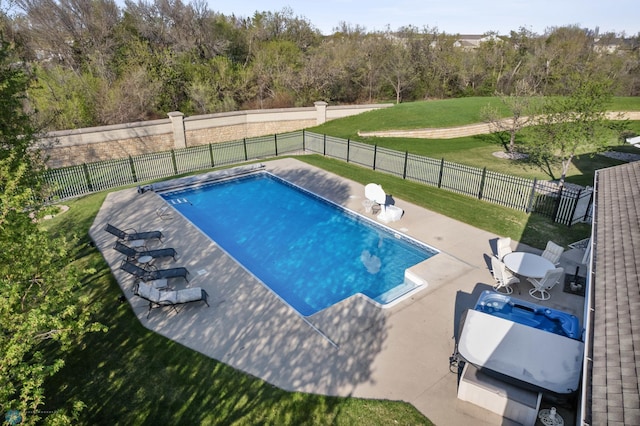 4126 Timberline Dr S, Fargo, ND 58104 - view of swimming pool featuring a patio