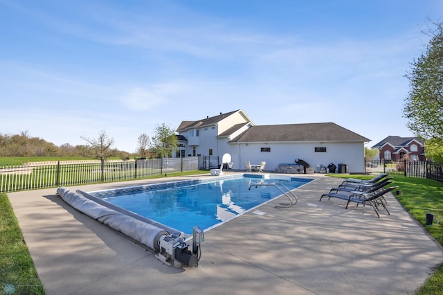 4126 Timberline Dr S, Fargo, ND 58104 - view of pool with a patio area and fence