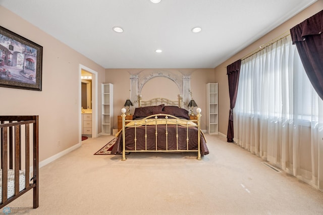 4126 Timberline Dr S, Fargo, ND 58104 - bedroom featuring carpet, recessed lighting, and baseboards