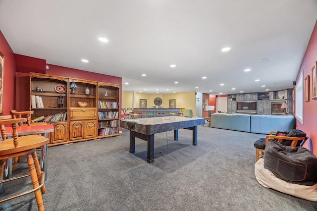 4126 Timberline Dr S, Fargo, ND 58104 - playroom featuring carpet floors and recessed lighting