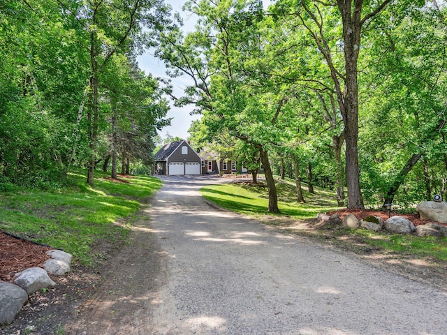 12576 Ridgewood Dr NW, Elk River, MN 55330 - obstructed view of property with a garage and driveway