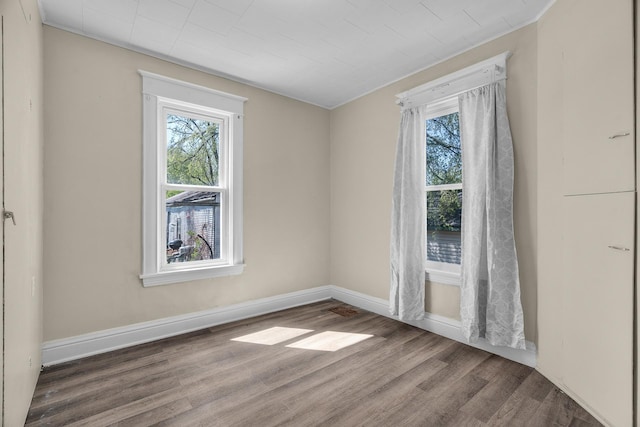 305 Pierson Ave, New Richmond, WI 54017 - spare room featuring healthy amount of natural light, wood finished floors, and baseboards