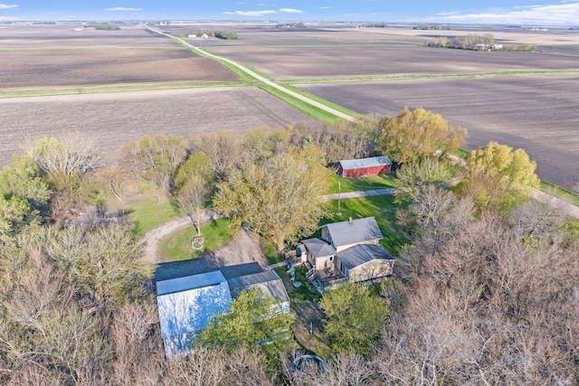 aerial view of property and surrounding area with rural landscape