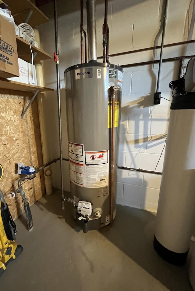 utilities featuring water heater