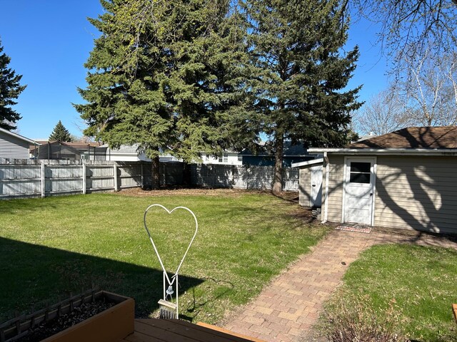 view of yard