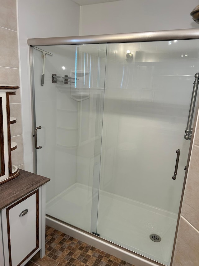 324 Maple Ave S, Thief River Falls, MN 56701 - full bathroom with a stall shower