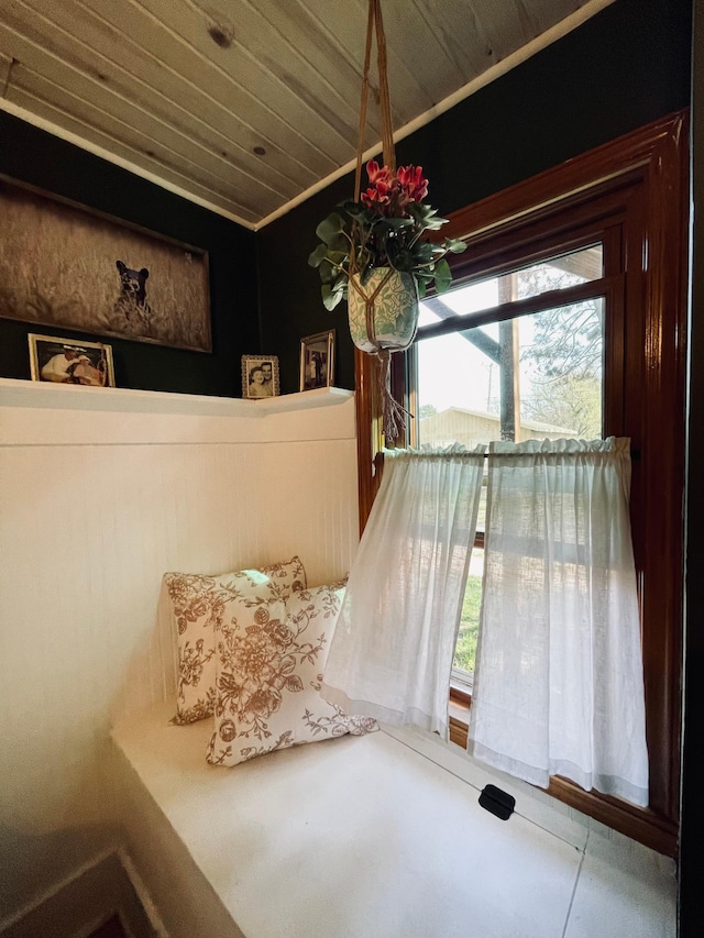 506 2nd St S, Tower, MN 55790 - dining room with plenty of natural light and wooden ceiling