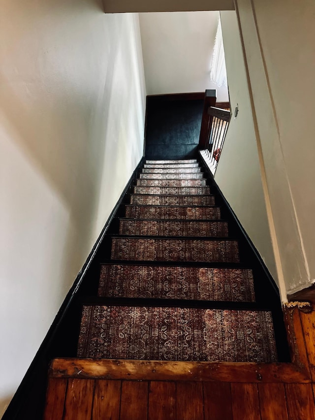 506 2nd St S, Tower, MN 55790 - staircase featuring baseboards