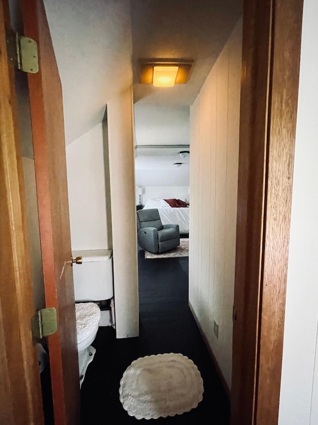 506 2nd St S, Tower, MN 55790 - hall with wooden walls