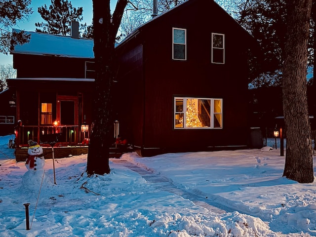 506 2nd St S, Tower, MN 55790 - view of snow covered house