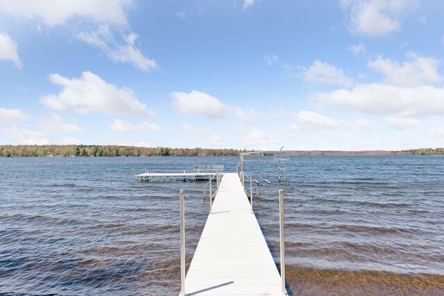 dock with a water view