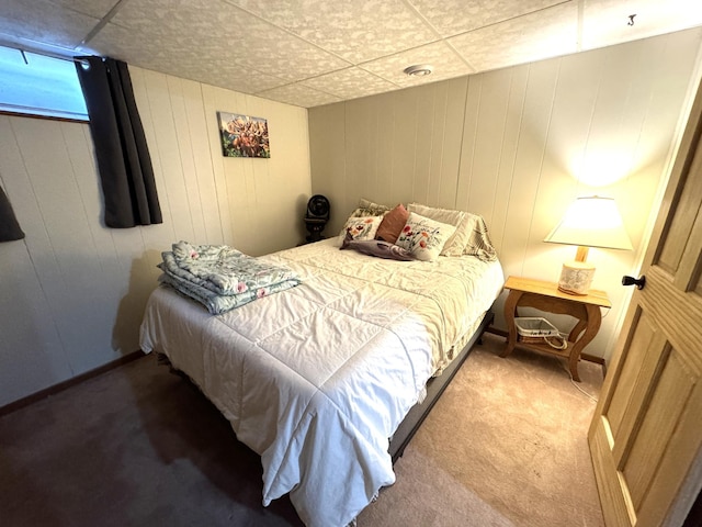 23479 State 200, Itasca Twp, MN 56676 - carpeted bedroom featuring a drop ceiling