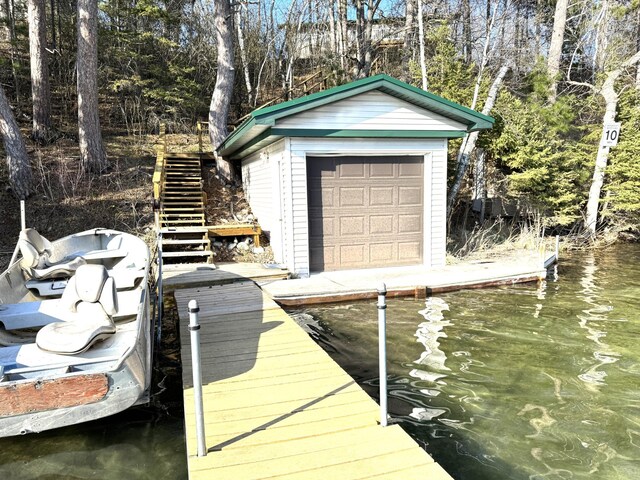 23479 State 200, Itasca Twp, MN 56676 - dock area featuring a water view and view of scattered trees