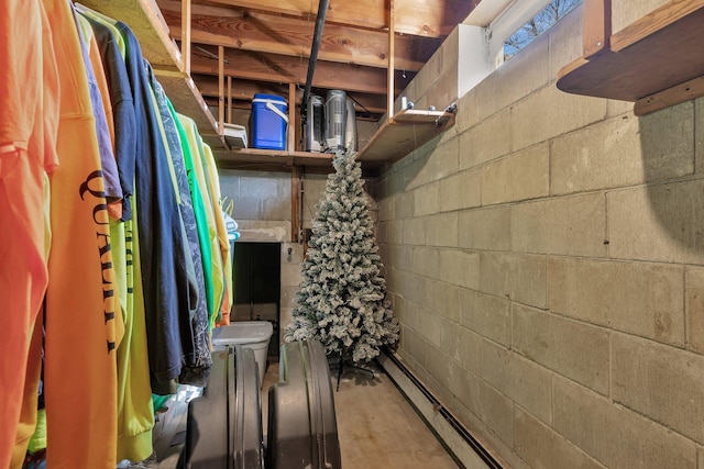 view of storage room