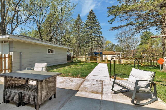 view of patio / terrace featuring outdoor dining space