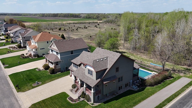 1901 11th St N, Sartell, MN 56377 - aerial view of a pool area