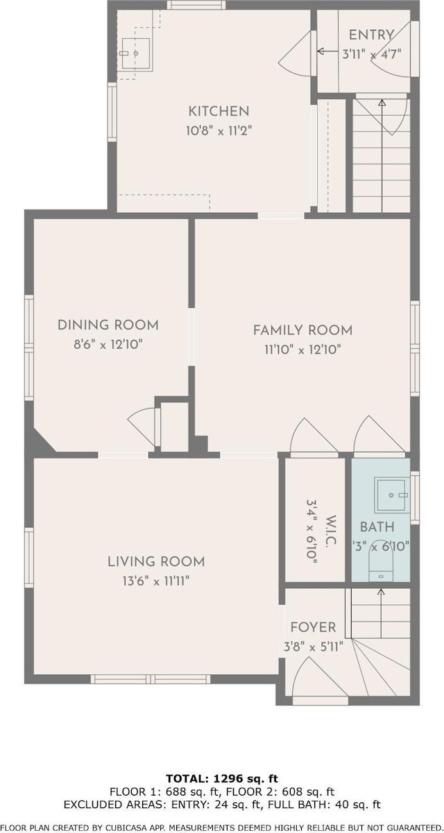 414 4th St, Winthrop, MN 55396 - floor plan / room layout