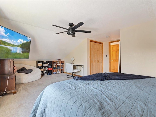 611 3rd St SW, Crosby, MN 56441 - bedroom featuring carpet floors, ceiling fan, and a closet