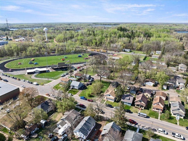 611 3rd St SW, Crosby, MN 56441 - aerial overview of property's location featuring a heavily wooded area and nearby suburban area