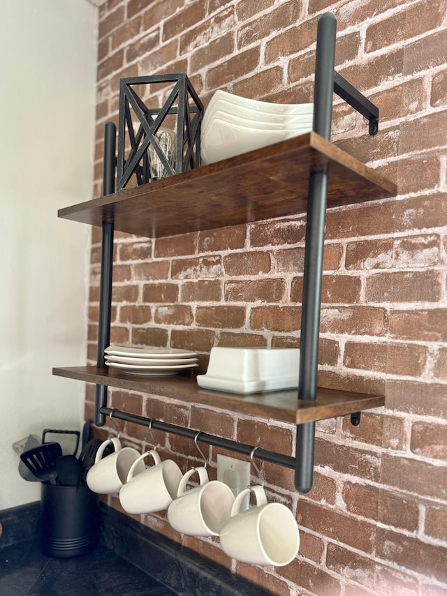513 Water Ave N, Saint Hilaire, MN 56754 - detailed view of brick wall