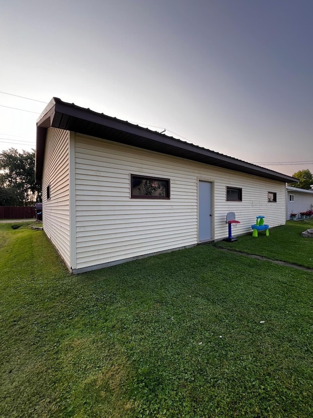 513 Water Ave N, Saint Hilaire, MN 56754 - rear view of house with a yard
