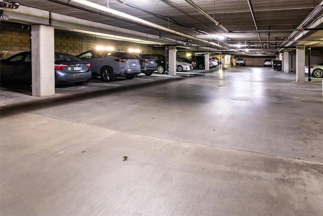 view of parking deck