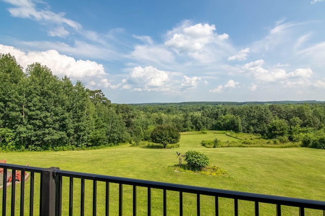 532 150th St, Alden Twp, WI 54001 - view of green lawn featuring a view of trees