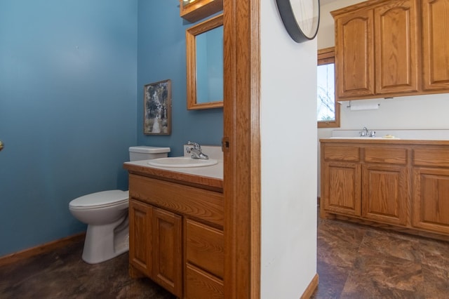 532 150th St, Alden Twp, WI 54001 - bathroom with toilet and vanity