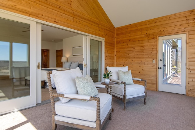 532 150th St, Alden Twp, WI 54001 - sunroom with lofted ceiling