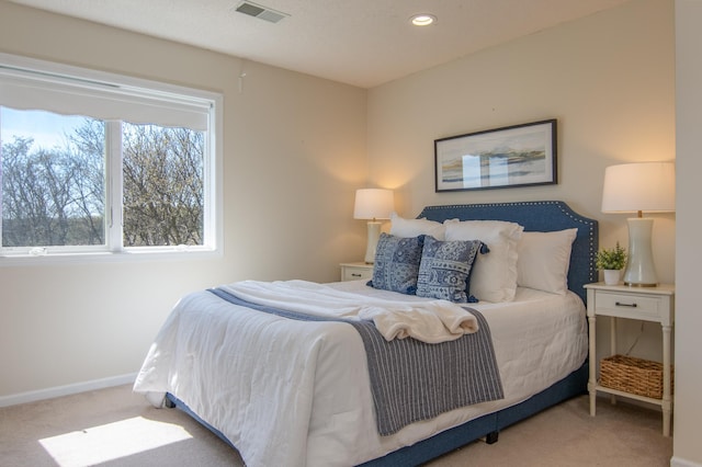 532 150th St, Alden Twp, WI 54001 - carpeted bedroom with baseboards and recessed lighting