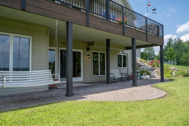 532 150th St, Alden Twp, WI 54001 - view of patio