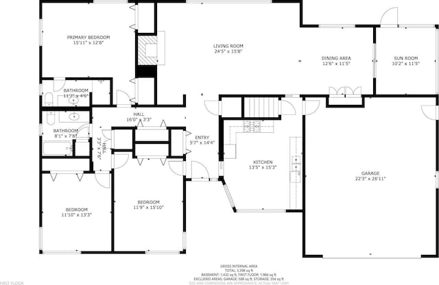 3509 Coolidge St NE, Saint Anthony, MN 55418 - view of property floor plan