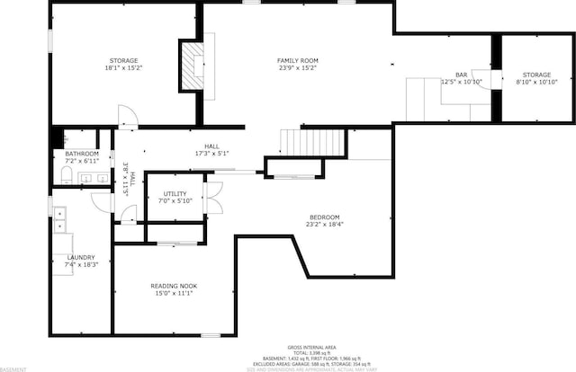 3509 Coolidge St NE, Saint Anthony, MN 55418 - view of property floor plan