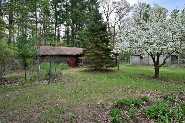 9262 Park Ave, Solon Springs, WI 54873 - view of yard