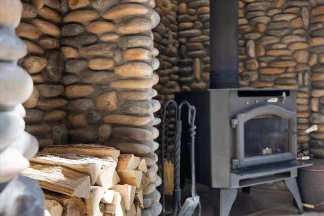 701 Chalupsky Ave SE, New Prague, MN 56071 - detailed view of a wood stove