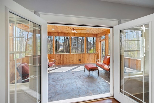 701 Chalupsky Ave SE, New Prague, MN 56071 - sunroom with plenty of natural light and wood walls