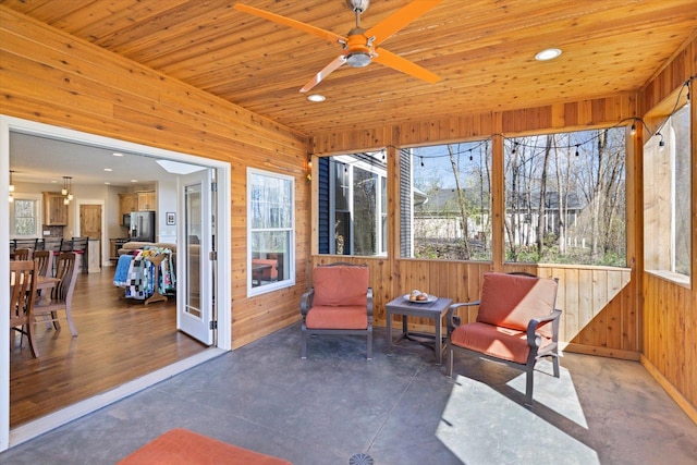 701 Chalupsky Ave SE, New Prague, MN 56071 - sunroom with ceiling fan